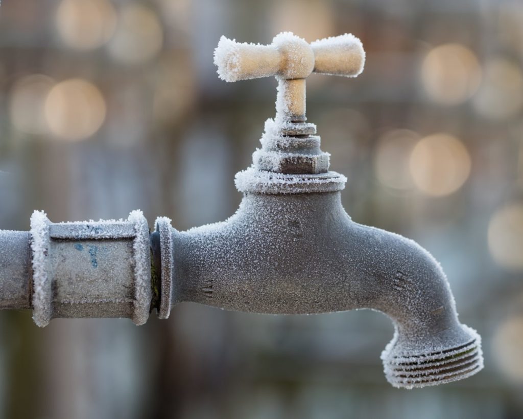 Frozen-Faucet Frosne vannrør