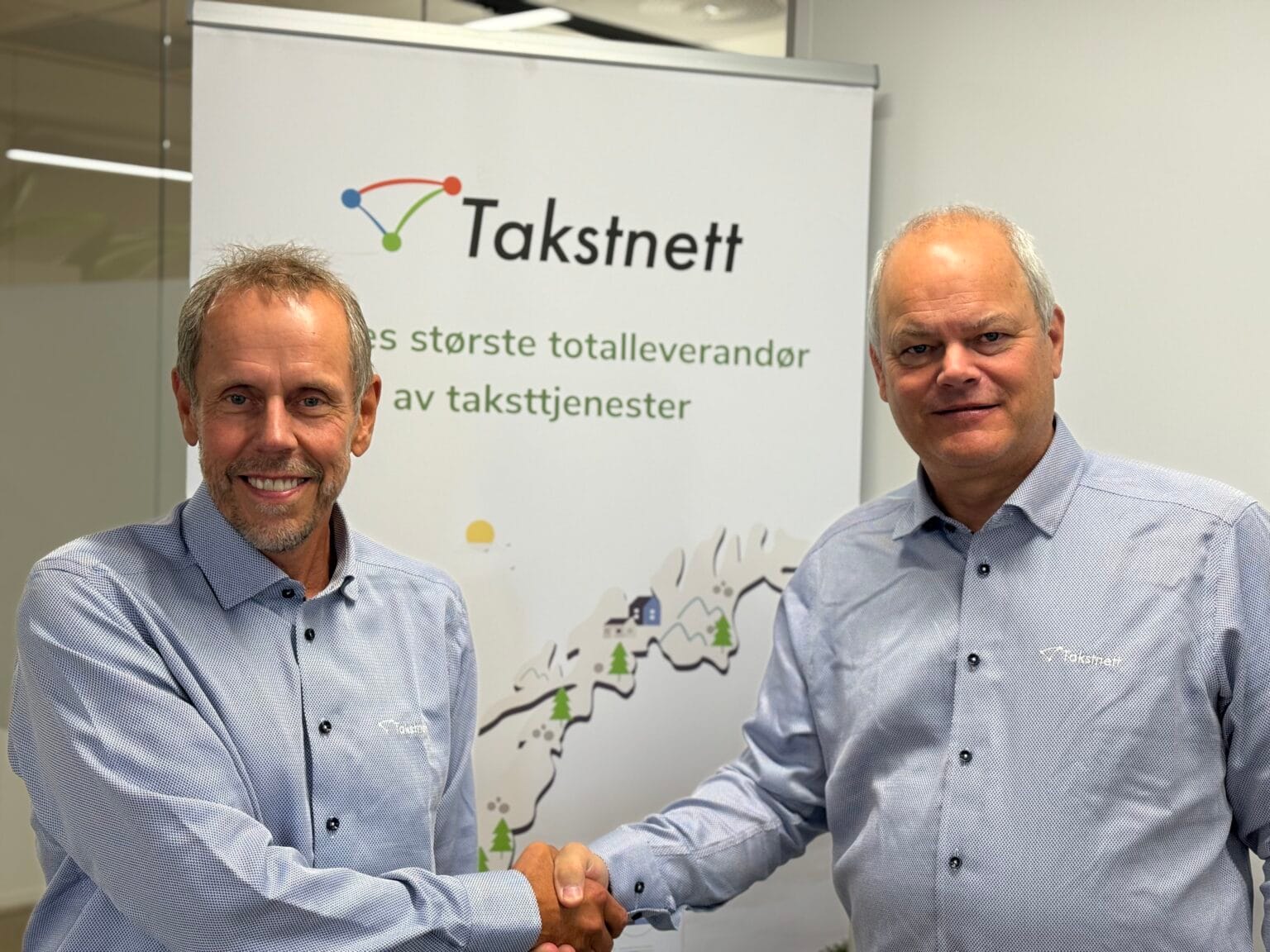Bjarne Harkinn, ny forretningsutvikler i Takstnett sammen med daglig leder Oddvar Flottorp Bjarne Harkinn, ny forretningsutvikler i Takstnett sammen med daglig leder Oddvar Flottorp